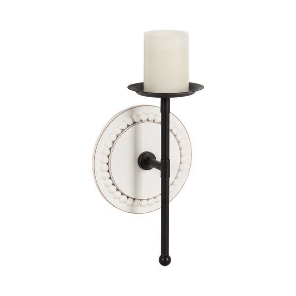 kate & laurel Letta Wood/Metal Sconce