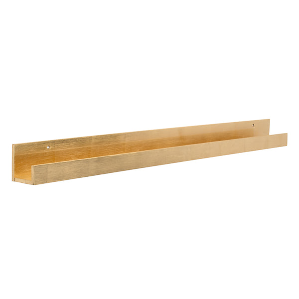 kate & laurel Levie Wooden Picture Ledge Wall Shelf