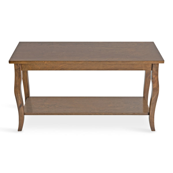 Kate & Laurel Lillian Wood Bench With Shelf