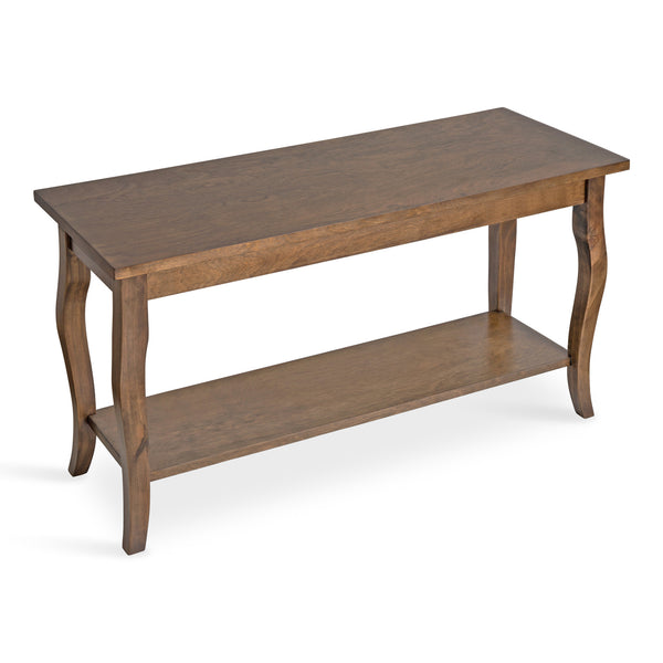 kate & laurel Lillian Wood Bench with Shelf