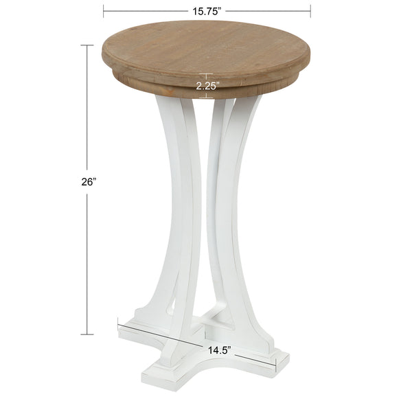Kate & Laurel Linsley Wood Side Table