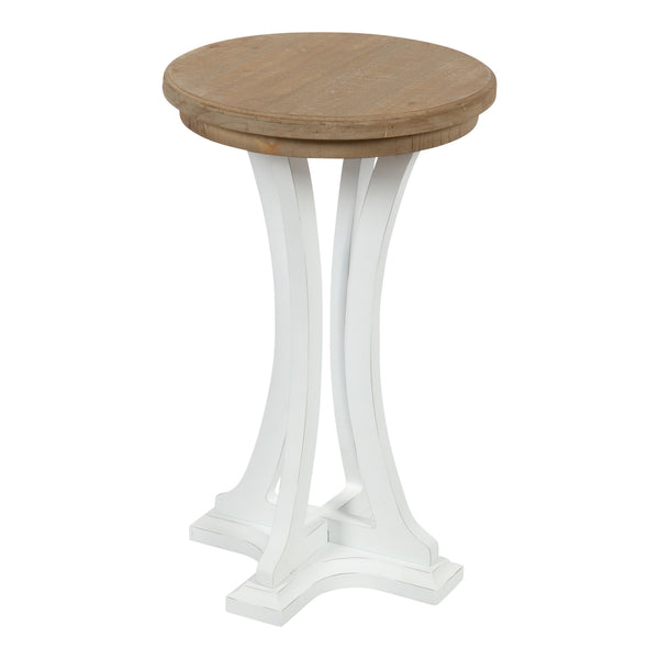 kate & laurel Linsley Wood Side Table