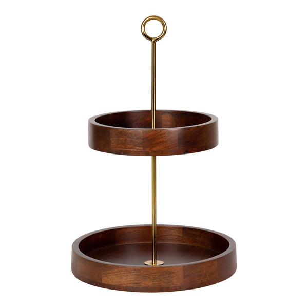 kate & laurel Lipton Tiered Decorative Tray