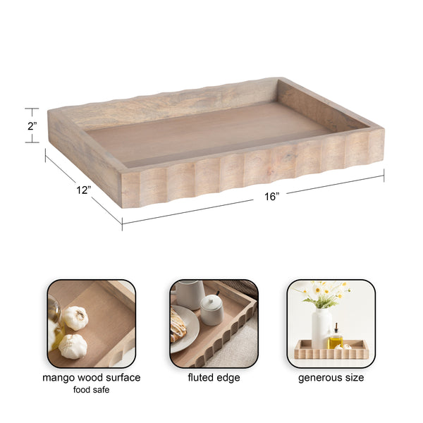 Kate & Laurel Lissi Rectangle Tray