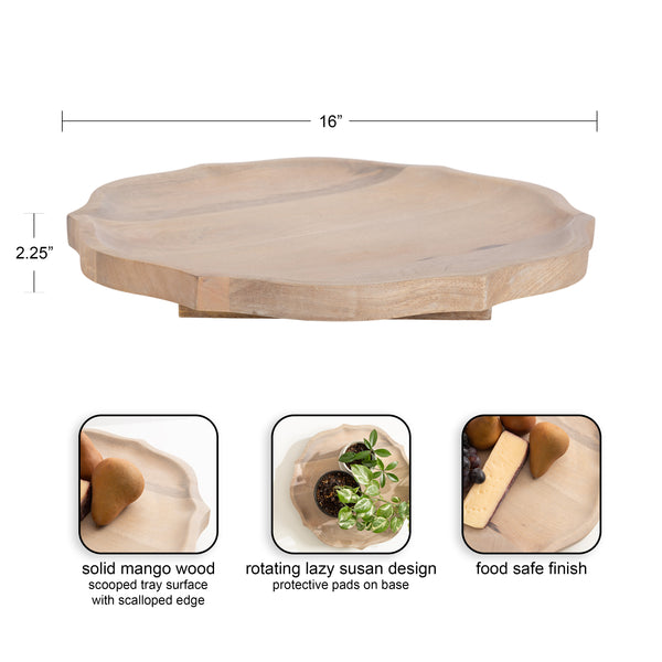 Kate & Laurel Lorah Lazy Susan Tray