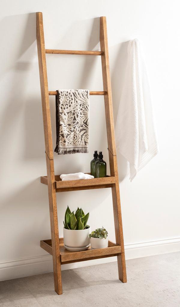 Kate & Laurel Lowry Wood Ladder Shelf