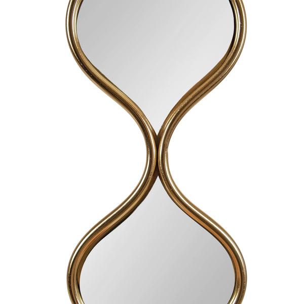 Kate & Laurel Loxi Teardrop Panel Wall Mirror