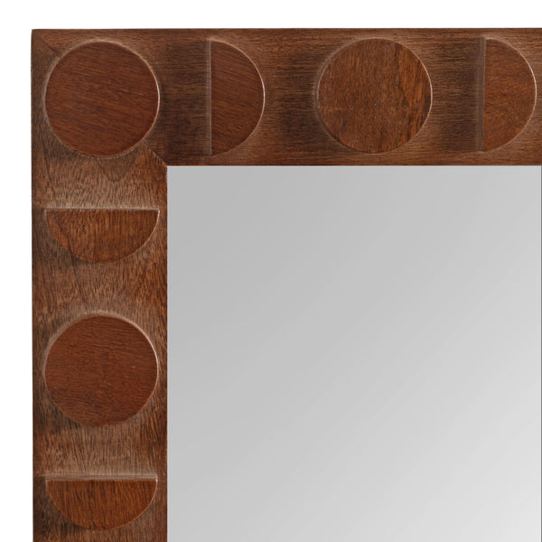 Kate & Laurel Lunara Wood Rectangle Mirror