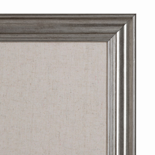 Kate & Laurel Macon Framed Linen Fabric Pinboard