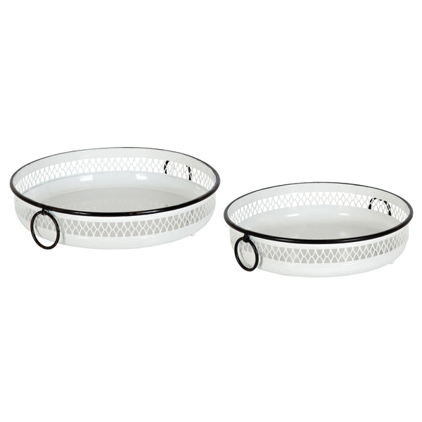 kate & laurel Madigan Decorative Tray Set
