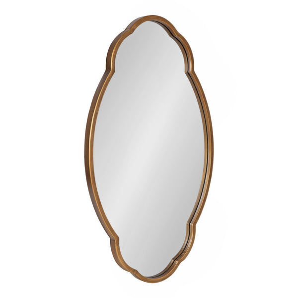 Kate & Laurel Magritte Scalloped Oval Wall Mirror
