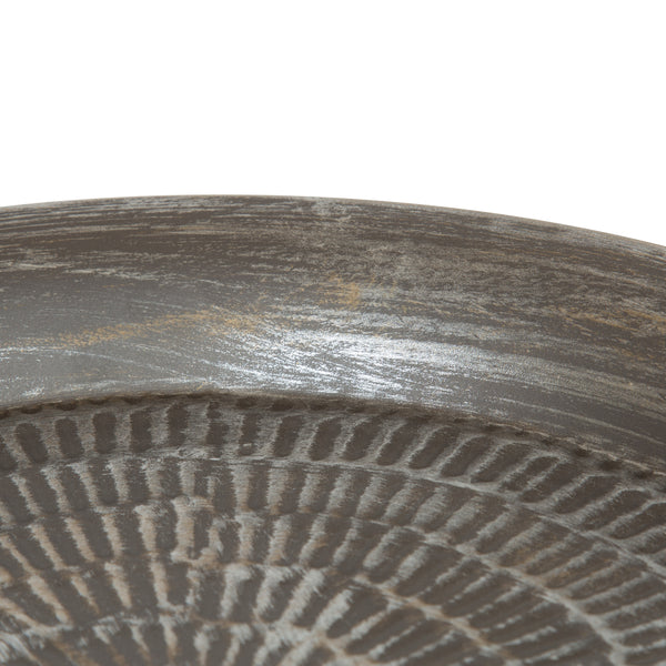 Kate & Laurel Mahdavi Round Metal Accent Table