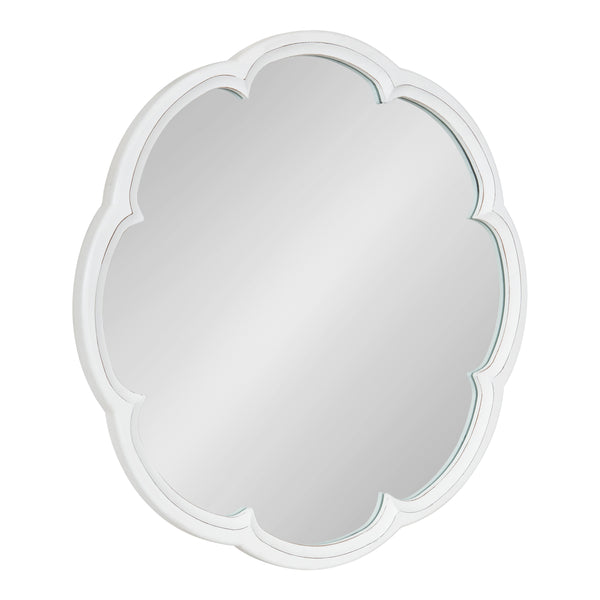 kate & laurel Maren Scalloped Wall Mirror