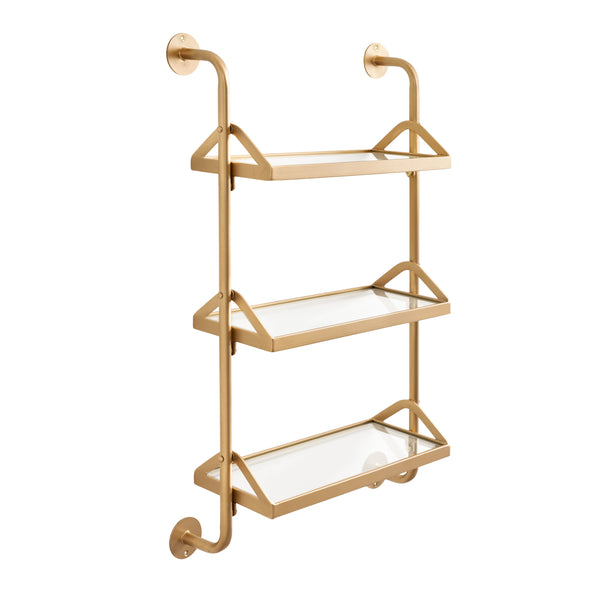 Kate & Laurel Marit Three-Tier Wall Shelf