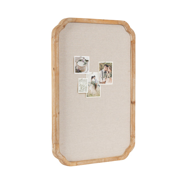 kate & laurel Marston Scalloped Fabric Pinboard