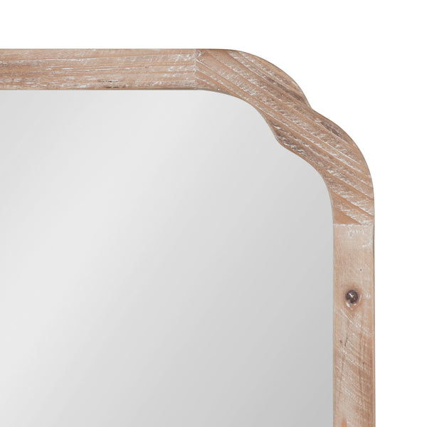 Kate & Laurel Marston Wood Framed Wall Mirror