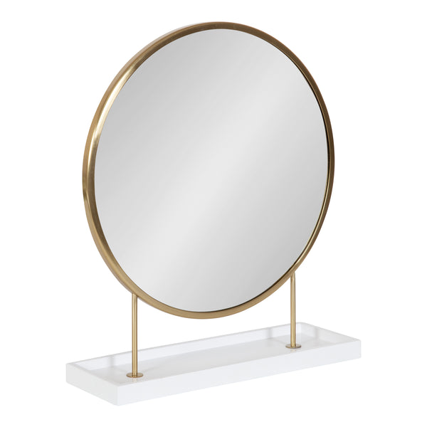 Kate & Laurel Maxfield Round Tabletop Mirror