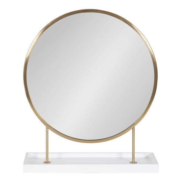 Kate & Laurel Maxfield Round Tabletop Mirror