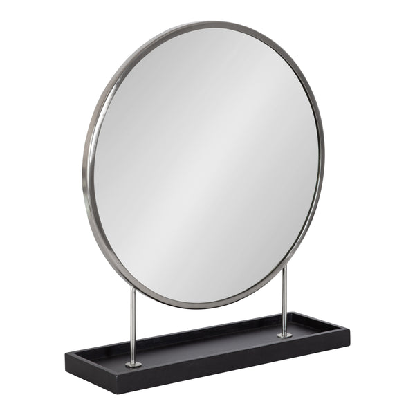 kate & laurel Maxfield Round Tabletop Mirror