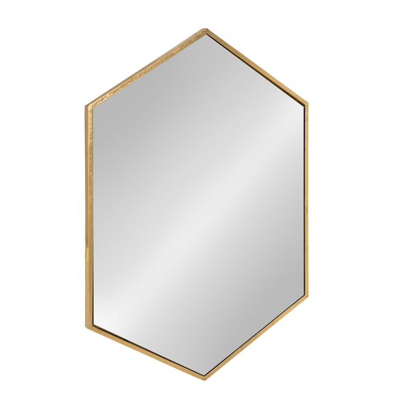 Kate & Laurel McNeer Hexagon Metal Wall Mirror