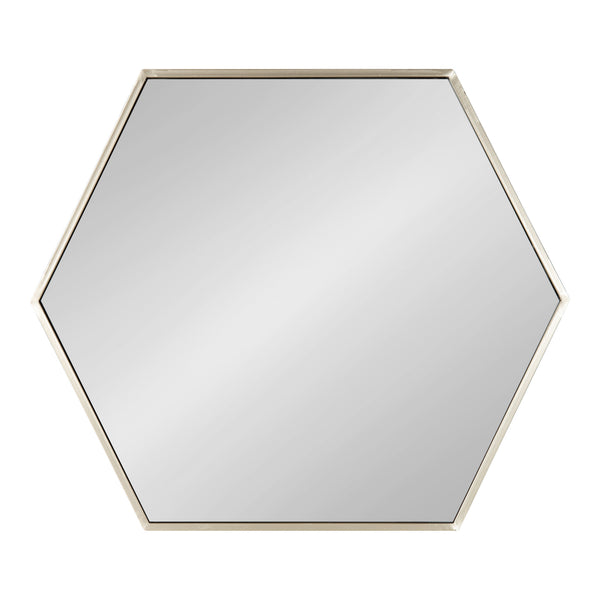 Kate & Laurel McNeer Hexagon Metal Wall Mirror