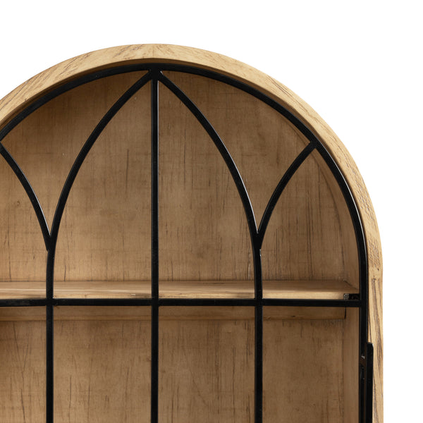Kate & Laurel Megara Arched Wall Mounted Cabinet