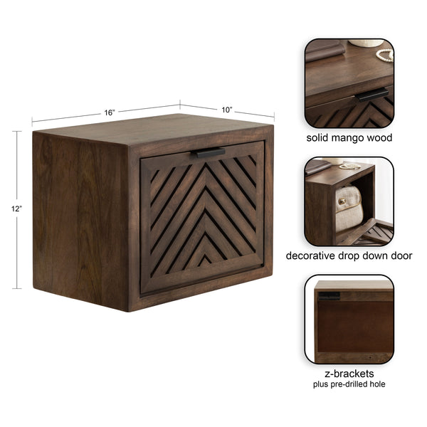 Kate & Laurel Mezzeta Floating Side Table