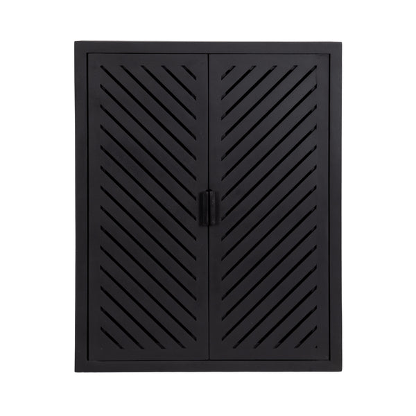 Kate & Laurel Mezzeta Tall 2 Door Bath Cabinet