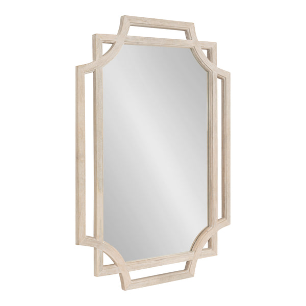 kate & laurel Minuette Wood Framed Wall Mirror