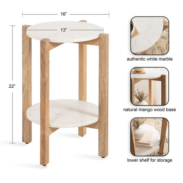 Kate & Laurel Moxley Round Side Table