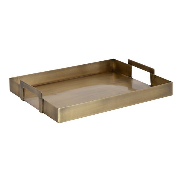 kate & laurel Myo Metal Rectangle Tray