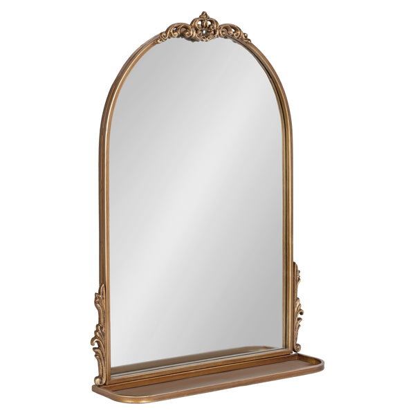 Kate & Laurel Myrcelle Arched Wall Mirror With Shelf