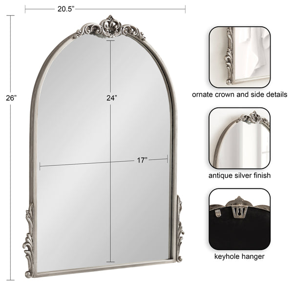 Kate & Laurel Myrcelle Decorative Framed Wall Mirror
