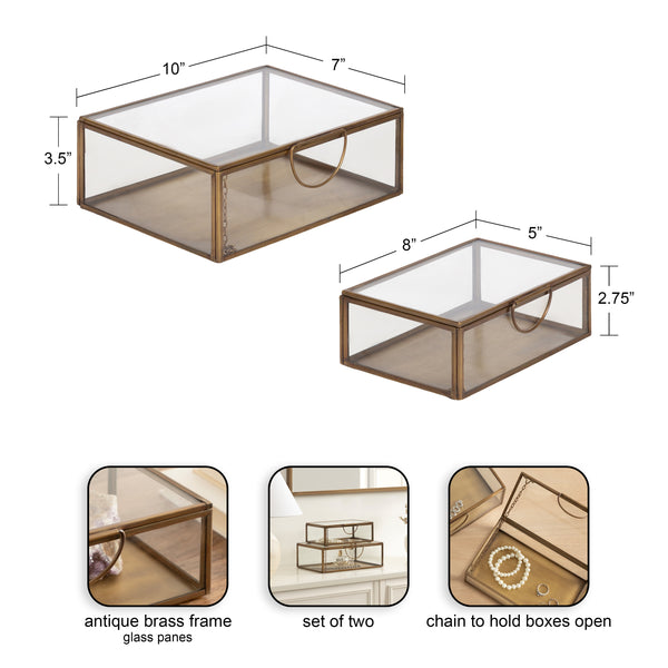 Kate & Laurel Nevala Decorative Storage Box Set