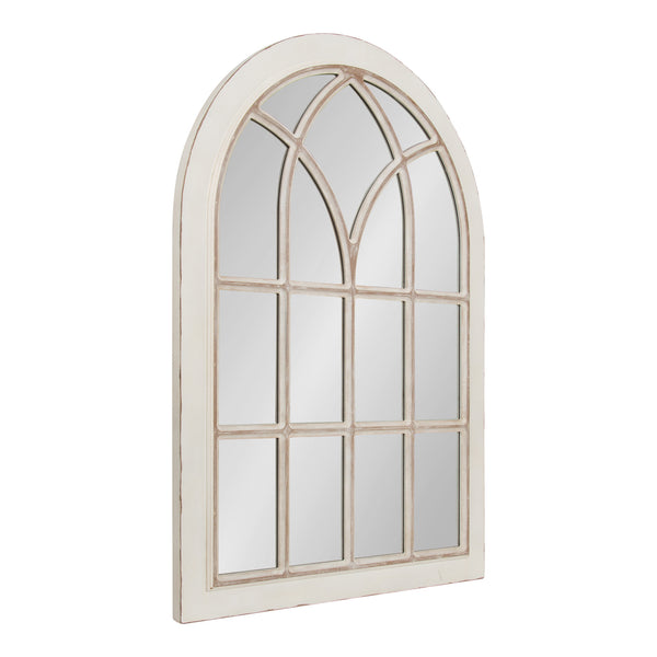 Kate & Laurel Nikoletta Large Windowpane Arch Mirror
