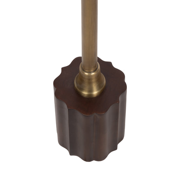 Kate & Laurel Nisha Round Marble Drink Table