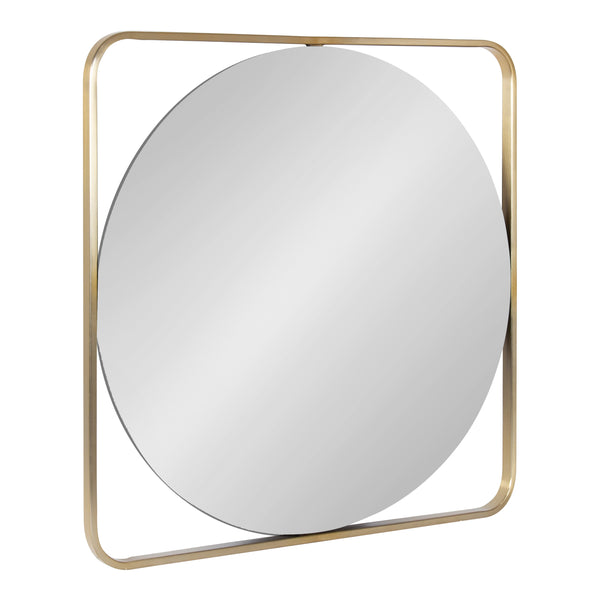 Kate & Laurel Nobles Radius Corner Framed Mirror