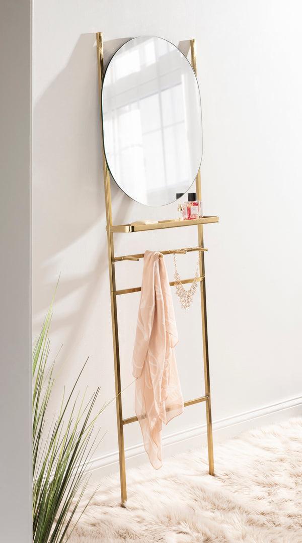 Kate & Laurel Noka Mirror Leaning Ladder