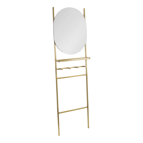 kate & laurel Noka Mirror Leaning Ladder