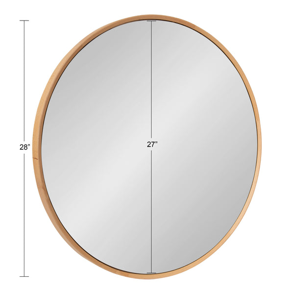 Kate & Laurel Norlund Framed Round Mirror