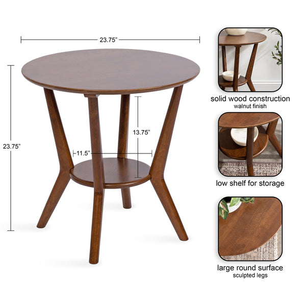 Kate & Laurel Nylah Round Side Table