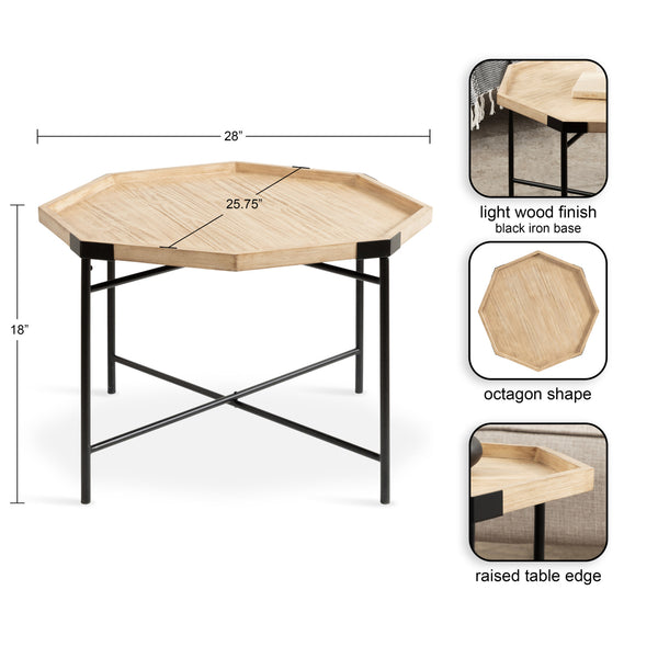 Kate & Laurel Occonor Coffee Table Wood