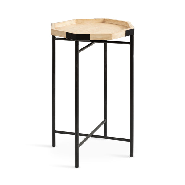 kate & laurel Occonor Octagon Side Table Wood