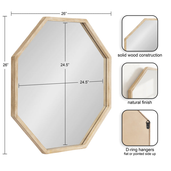 Kate & Laurel Occonor Wall Mirror Wood