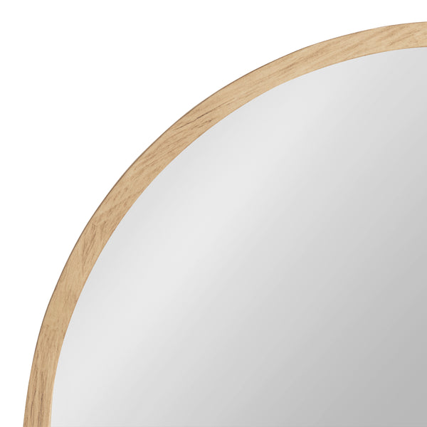 Kate & Laurel Occonor Wood Round Mirror