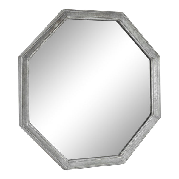 kate & laurel Ocono Octagon Mirror Metal