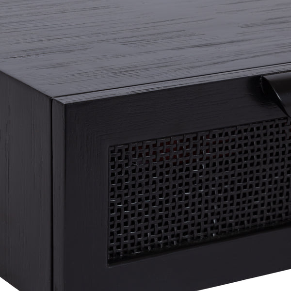 Kate & Laurel Ori Floating Side Table Rattan