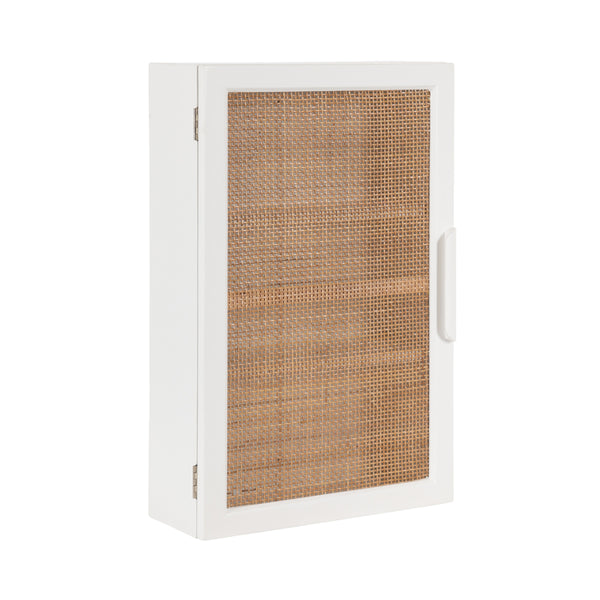 Kate & Laurel Ori Rattan Wall Cabinet