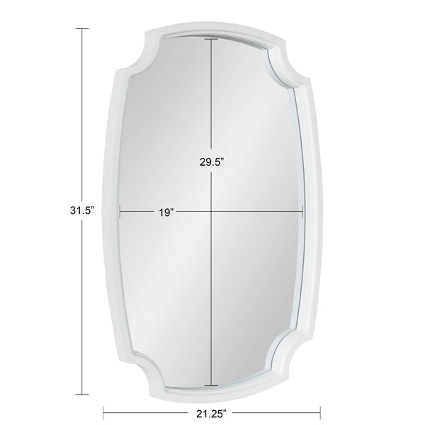 Kate & Laurel Orianne Wood Framed Wall Mirror