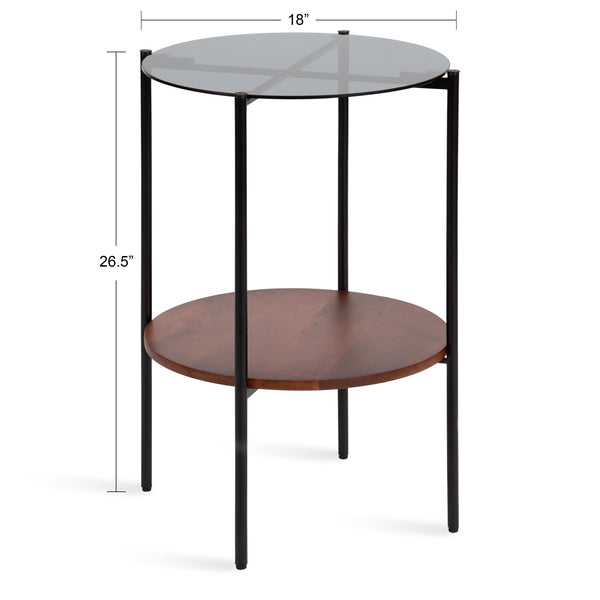 Kate & Laurel Ottelo Round Side Table